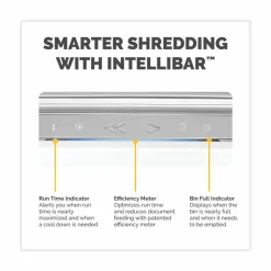Fellowes Powershred LX200 Micro-Cut Shredder, 12 Manual Sheet Capacity, White