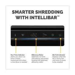 Fellowes Powershred LX210 Micro-Cut Shredder, 16 Manual Sheet Capacity, Black