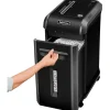 Fellowes Powershred 99Ms 14 Sheet Micro-Cut Paper Shredder, Black/Silver