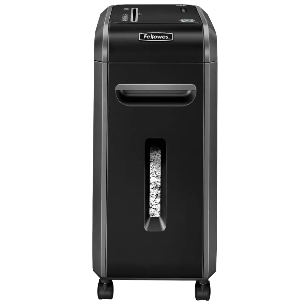 Fellowes Powershred 99Ms 14 Sheet Micro-Cut Paper Shredder, Black/Silver