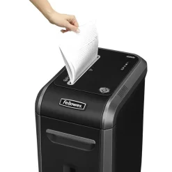 Fellowes Powershred 99Ms 14 Sheet Micro-Cut Paper Shredder, Black/Silver