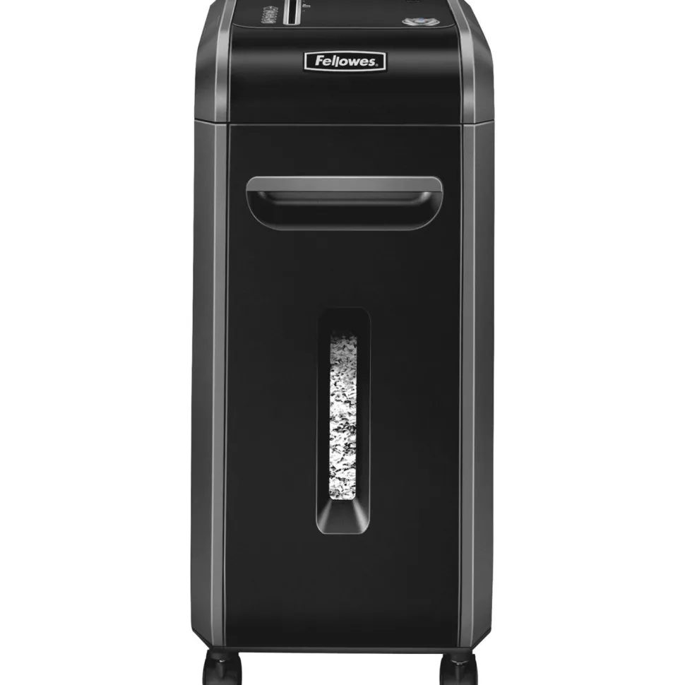 Fellowes Powershred 99Ms 14 Sheet Micro-Cut Paper Shredder, Black/Silver