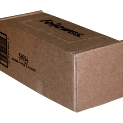 Fellowes Powershred Waste Bags, 36054, Clear, Carton Of 50 Bags