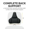 Fellowes Professional Series Back Support with Microban Protection, Black