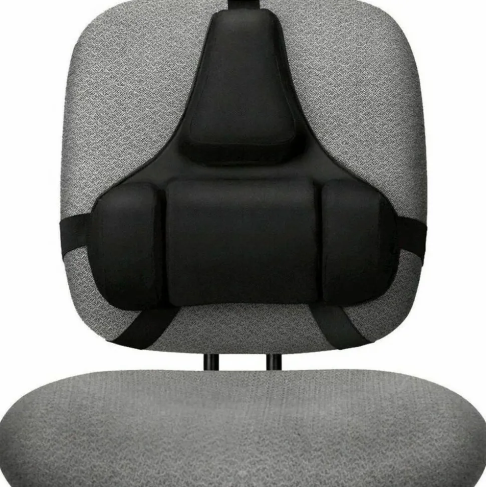 Fellowes Professional Series Back Support with Microban Protection, Black