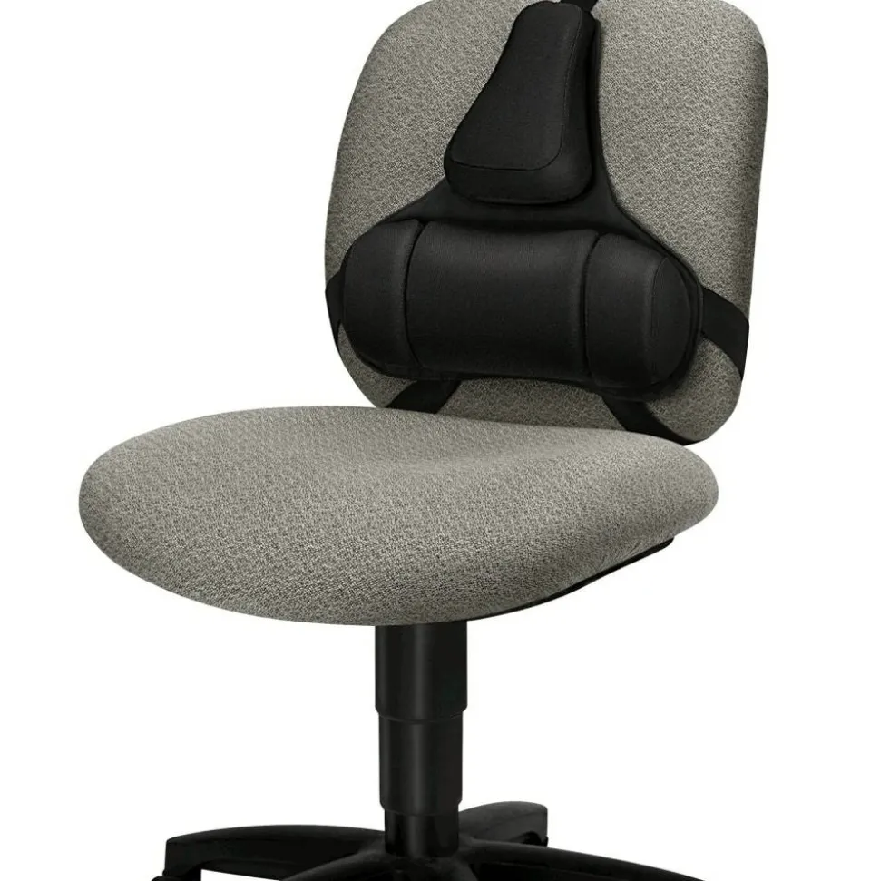 Fellowes Professional Series Back Support with Microban Protection, Black