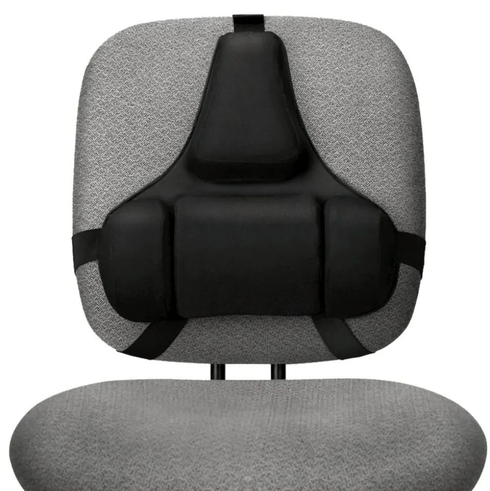 Fellowes Professional Series Back Support with Microban Protection, Black