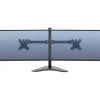 Fellowes Professional Series Freestanding Dual Horizontal Arm For Monitors Up To 30", 19 1/2"H x 35"W x 11"D, Black, 8043701