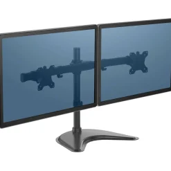 Fellowes Professional Series Freestanding Dual Horizontal Arm For Monitors Up To 30