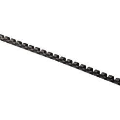 Fellowes 19-Ring Plastic Comb Binding, 0.3" x 10.8" x 0.3", Black, Pack Of 25