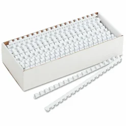 Fellowes 19-Ring Plastic Comb Binding, 0.4