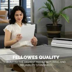 Fellowes Saturn 125 12.5" Laminator With Combo Kit, 4 1/8"H x 20 7/8"W x 5 3/4"D, Silver/Black