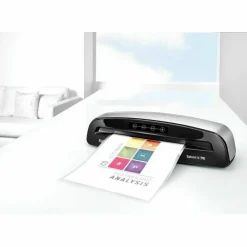 Fellowes Saturn 95 Thermal and Cold Laminator Machine with 10-Sheet Starter Kit, 9.5 inch, Easy and Fast Warm-Up, Jam-Free Design