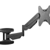 Fellowes Single Arm Wall Mount For Monitors/TVs Up To 42", 18 13/16"H x 8 7/8"W x 20 1/4"D, Black, 8043501