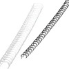 Fellowes Wire Binding Combs, 0.4" Hx 11" W x 0.4" D, 80 Sheet Capacity, Black, 25 Per Pack