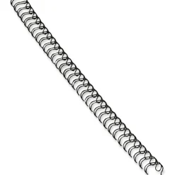 Fellowes Wire Binding Combs, 9/16" , 130 Sheets, Black - 10.5"x0.5"x 1" Depth - 0.56" Maximum Capacity - 130x Sheet Capacity - Round - Black - 25/Pack