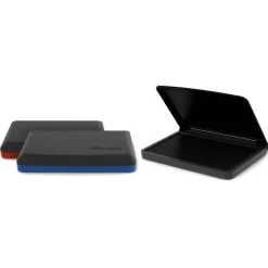 Felt Stamp Pads, 3 1/2" x 4 1/2", Black, Pack Of 2