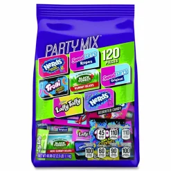 Ferrara Party Mix Stand-Up Bag, 120 Pieces, Assorted Flavors, 2.5 lb Bag