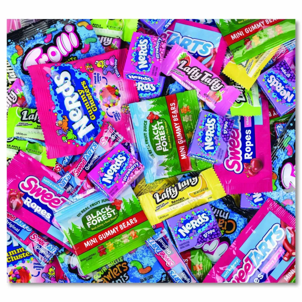 Ferrara Party Mix Stand-Up Bag, 120 Pieces, Assorted Flavors, 2.5 lb Bag