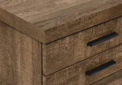 File Cabinet, Rolling Mobile, Storage Drawers, Printer Stand, Office, Work, Brown Laminate, Contemporary, Modern