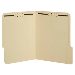 File Folders With Fasteners, 3/4