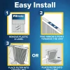 Filtrete 20 x 24 x 1 Air Filter, 6 HVAC Filters, MPR 700, Merv 8, Dust, Pollen & Pet Dander, 3 Month Pleated 1 Inch Electrostatic Air Filters