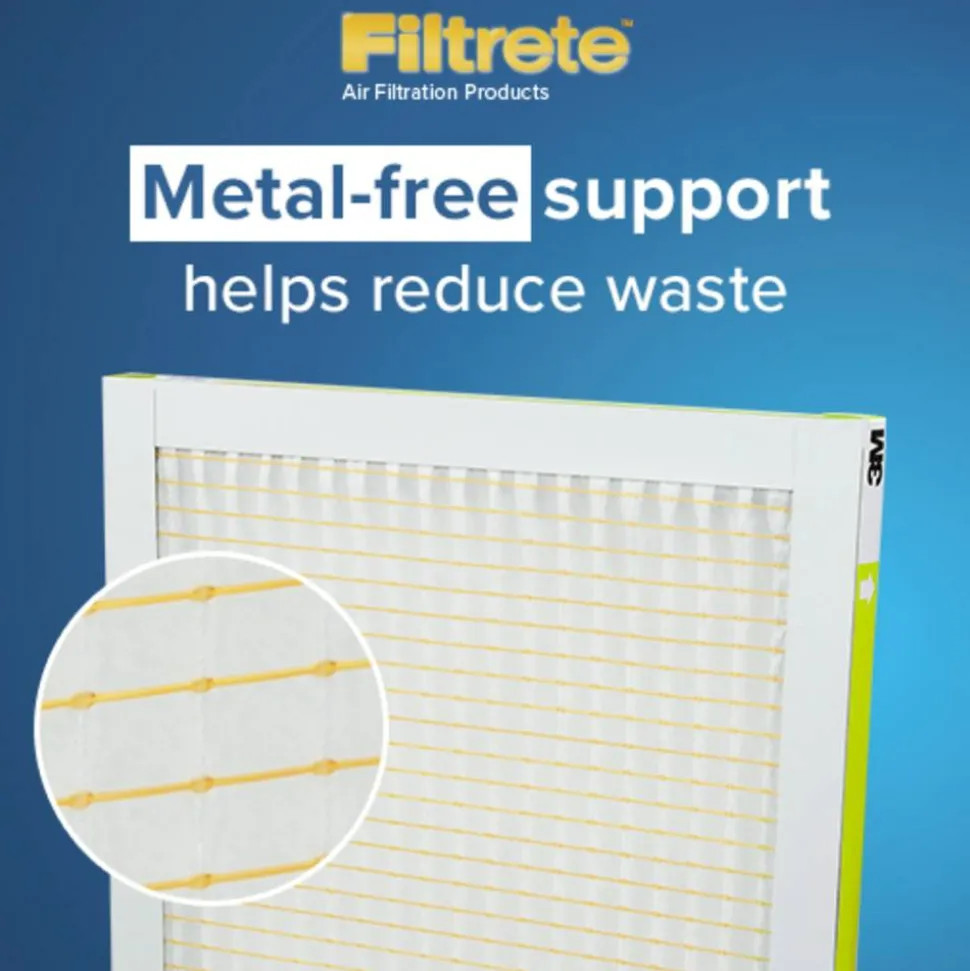 Filtrete 20 x 24 x 1 Air Filter, 6 HVAC Filters, MPR 700, Merv 8, Dust, Pollen & Pet Dander, 3 Month Pleated 1 Inch Electrostatic Air Filters