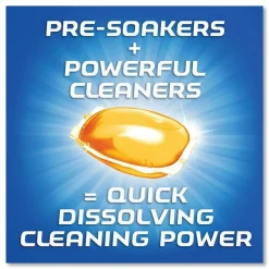 FINISH Dish Detergent Gelpacs, Orange Scent, 54/Box