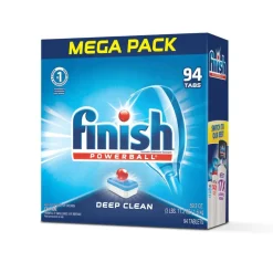 Finish Powerball Dishwasher Tabs, Fresh Scent, 59.2 Oz, Box Of 94 Tabs