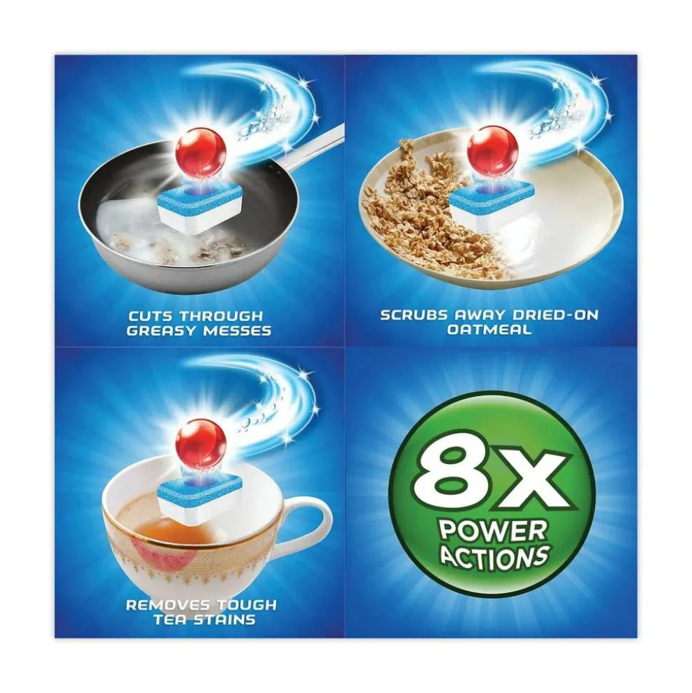 Finish Powerball Dishwasher Tabs, Fresh Scent, 59.2 Oz, Box Of 94 Tabs, Carton Of 4 Boxes