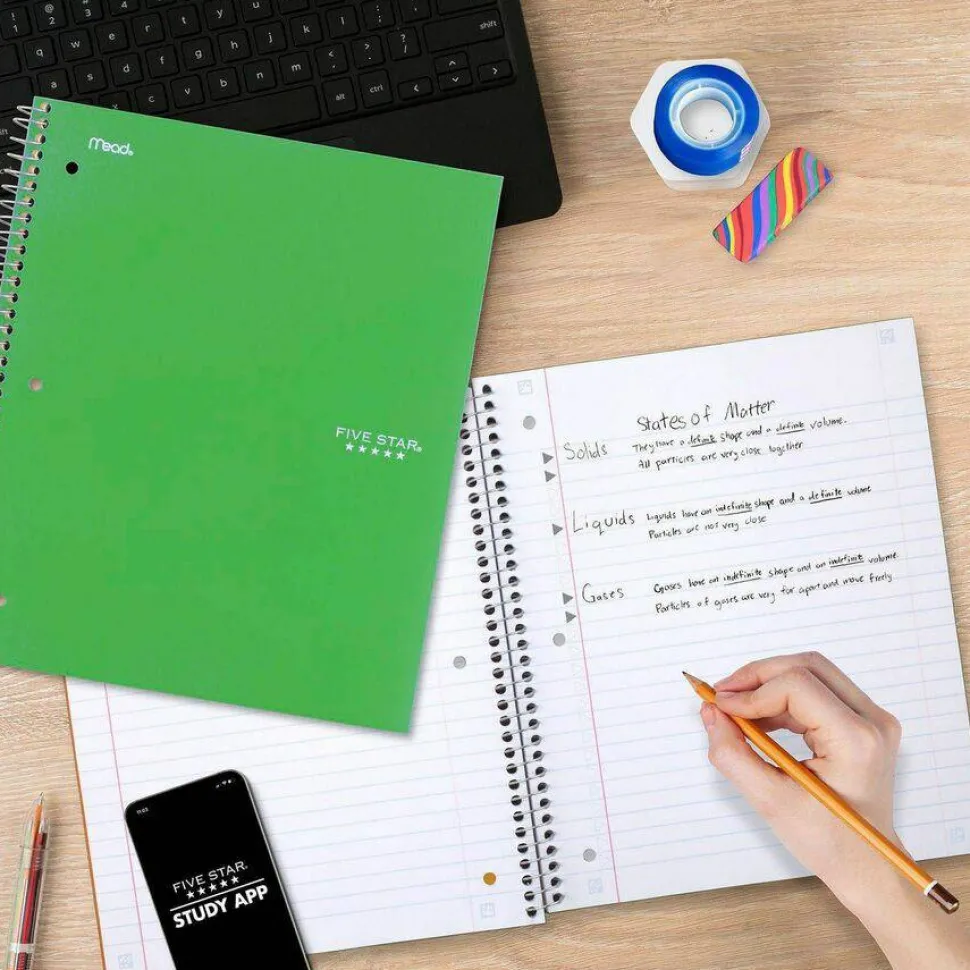 Five Star 1-Subject Wide-Ruled Notebook