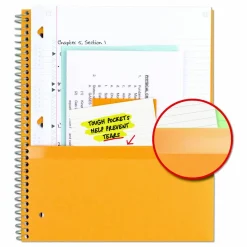 Five Star Wirebound Notebook Plus Study App, 1 Subject, College Ruled