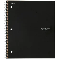 Five Star Wirebound Notebook Plus Study App, 1 Subject, College Ruled