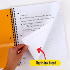 Five Star Wire-Bound Notebook, 8-1/2