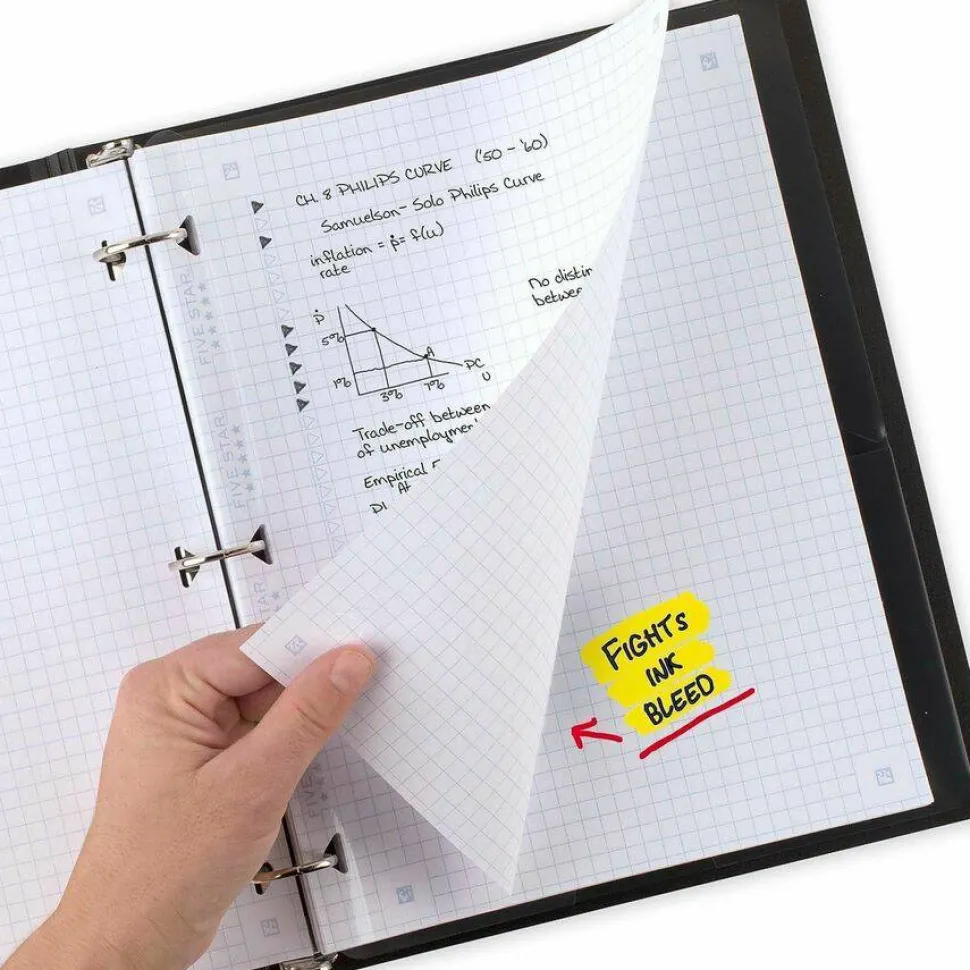 Five Star Reinforced Graph-Ruled Filler Paper