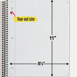 Five Star Wire-Bound Notebook, 8-1/2