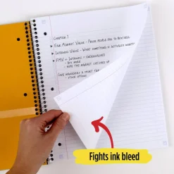 Five Star Wire-Bound Notebook, 8-1/2