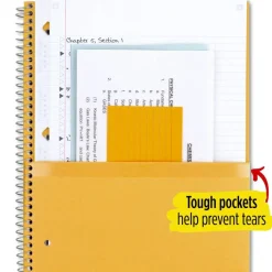 Five Star Wire-Bound Notebook, 8-1/2