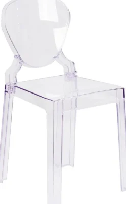 Flash Furniture Ghost Counter Stool with Tear Back