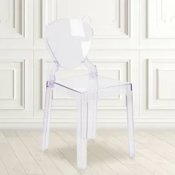 Flash Furniture Ghost Counter Stool with Tear Back