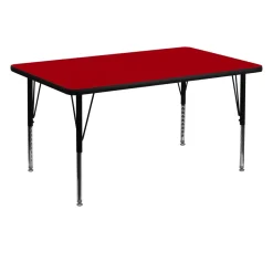 Flash Furniture Height Adjustable Rectangular Activity Table