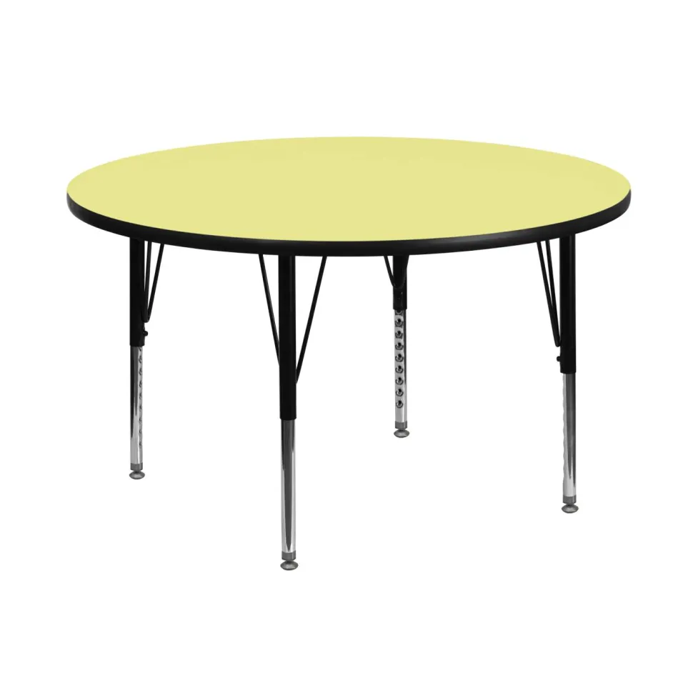 Flash Furniture Height Adjustable Round Activity Table