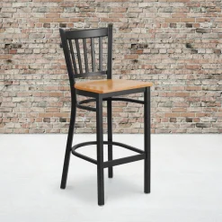 Flash Furniture HERCULES Series Vertical Back Barstool