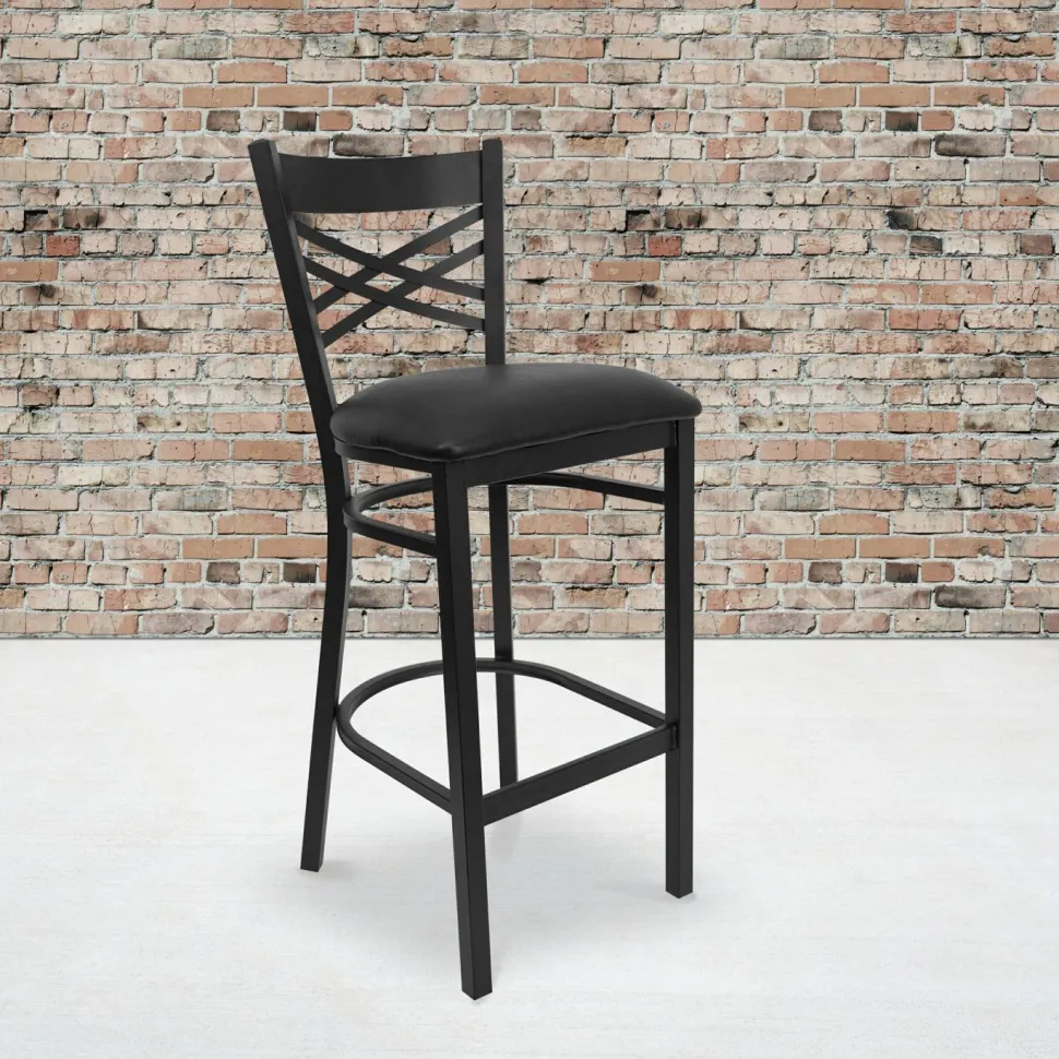 Flash Furniture HERCULES Series ''X'' Back Barstool