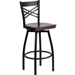 Flash Furniture HERCULES Series ''X'' Back Swivel Barstool