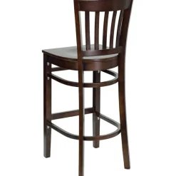 Flash Furniture HERCULES Series Vertical Slat Back Wooden Barstool