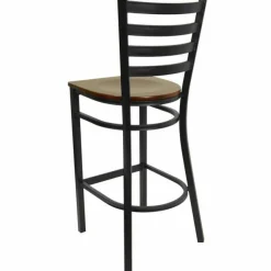 Flash Furniture HERCULES Series Ladder Back Metal Bar Stool