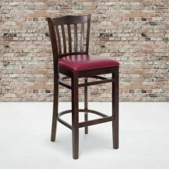 Flash Furniture HERCULES Series Vertical Slat Back Barstool