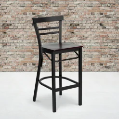 Flash Furniture HERCULES Series Ladder Back Barstool
