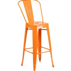 Flash Furniture 30'' High Indoor-Outdoor Barstool with Back